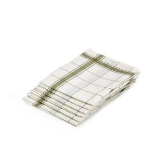 zuiver linnen keukenhanddoek olive