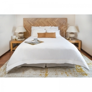 Donsovertrek + slopen white/white