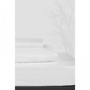 Donsovertrek + slopen white/white