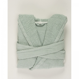waffle handdoek 210 aqua