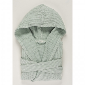 waffle handdoek 210 aqua