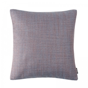 sierkussen + vulling blau/nude