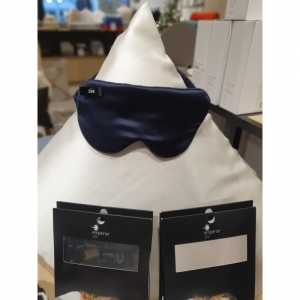 slaapmasker zijde marine