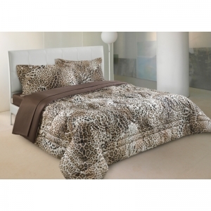 Bedsprei bruin