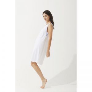 slaapkleed 95cm white/blue