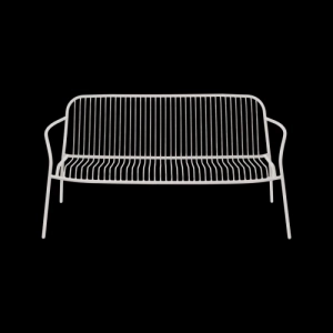 loungebank voor buiten silk gray