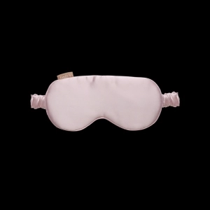 Slaapmasker zijde roze