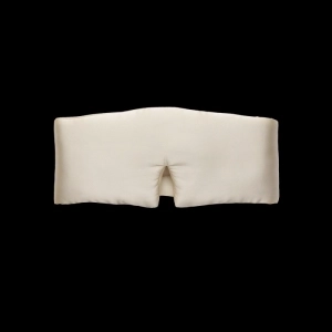 Slaapmasker hoofdband zijde champagne