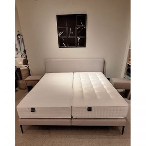 Boxspring licht grijs