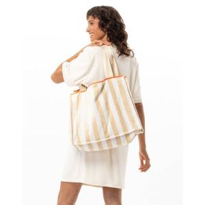 strandtas beige