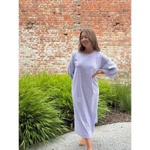 Slaapkleed 120cm blue stripe