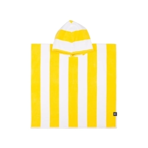 kinderponcho geel
